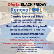 Ofertas especiales de mantenimiento piscinas y renovaciones en la Costa Blanca